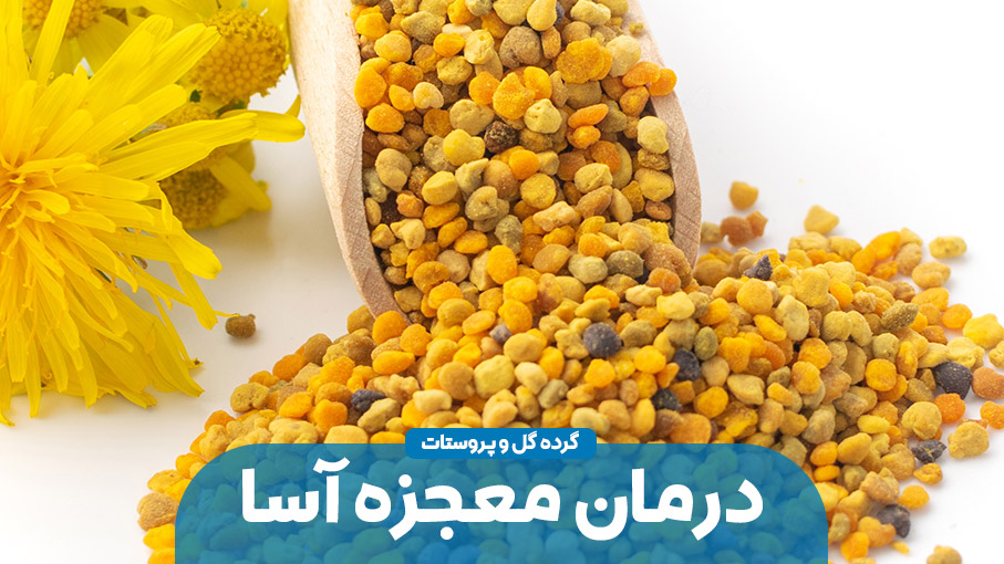 درمان معجزه آسای پروستات با گرده گل!