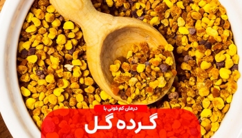 گرده گل یک درمان طبیعی برای کم خونی در طب سنتی